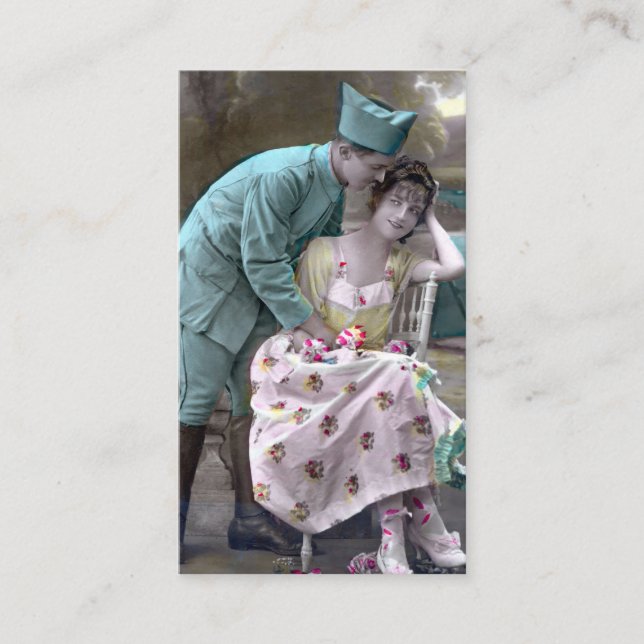 Soldier and Lover Business Card (Front)