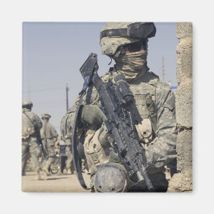 Soldier armed with a MK-48 Magnet
