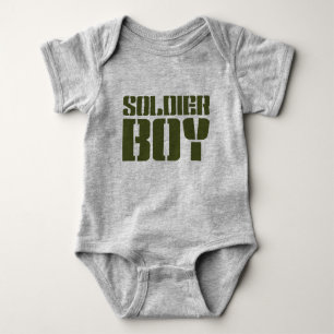 SOLDIER BOY BABY BODYSUIT