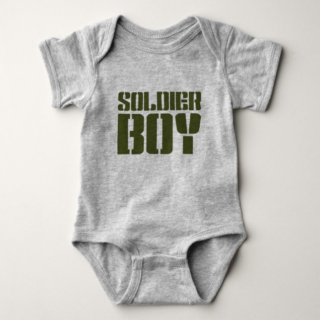 SOLDIER BOY BABY BODYSUIT (Front)