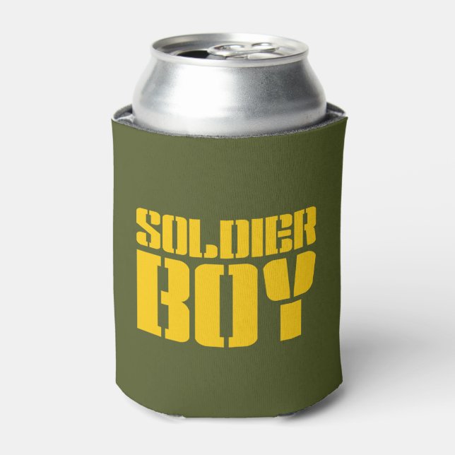 SOLDIER BOY CAN COOLER (Can Front)