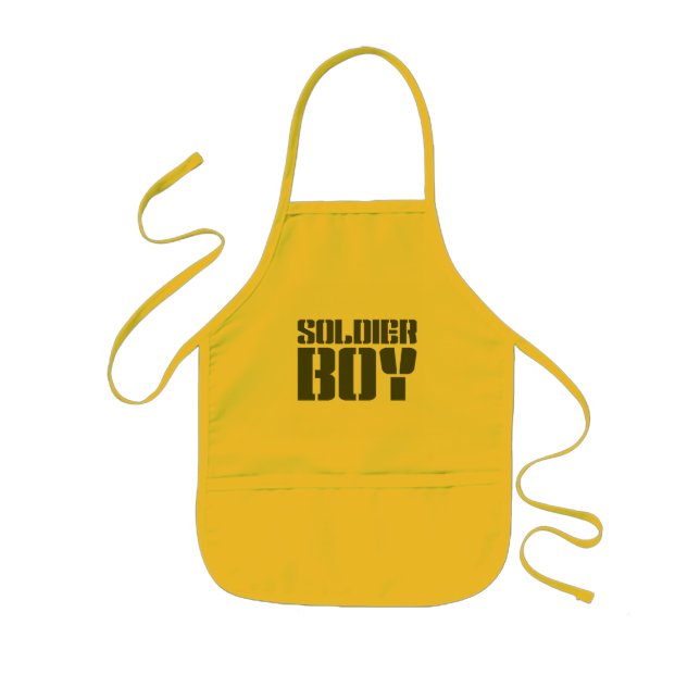 SOLDIER BOY KIDS APRON (Front)