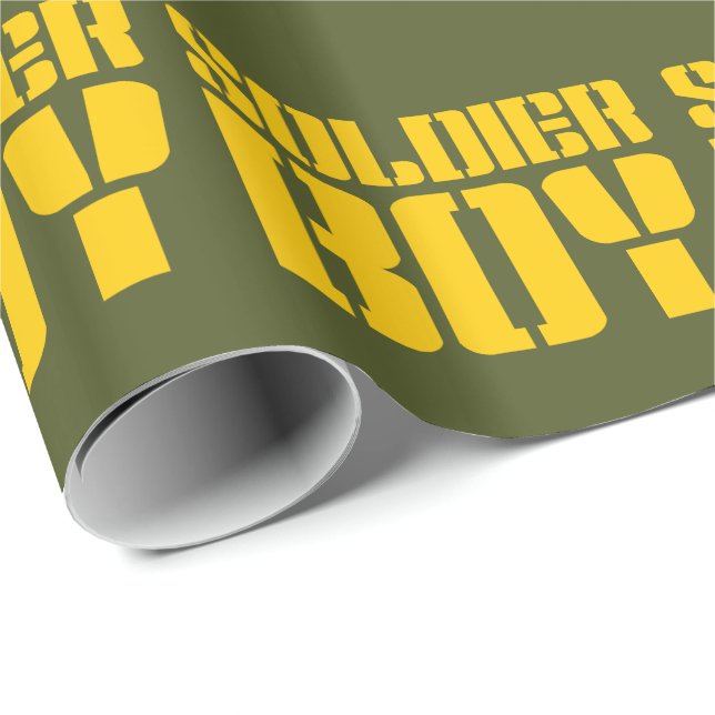 SOLDIER BOY WRAPPING PAPER (Roll Corner)