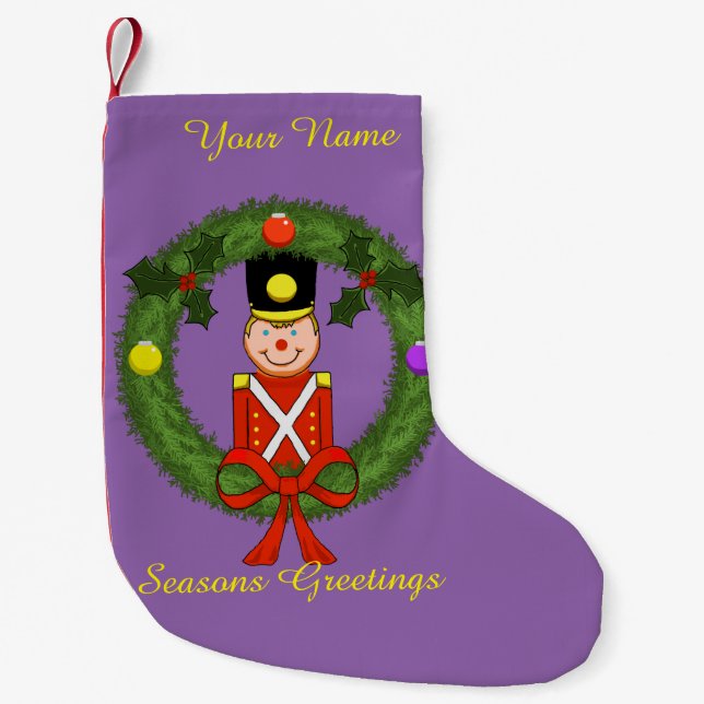Soldier Christmas Stocking (Customisable) (Front)