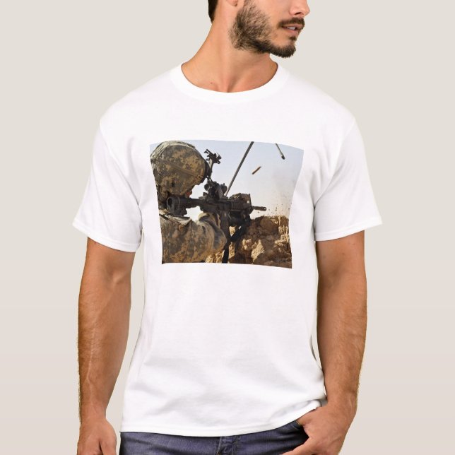 soldier engages enemy forces T-Shirt (Front)