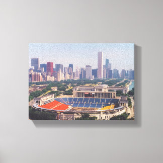 Soldier Field Skyline Canvas Print