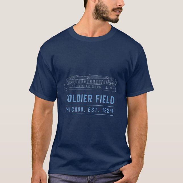 SOLDIER FIELD STADIUM unique gift idea for man T-Shirt (Front)