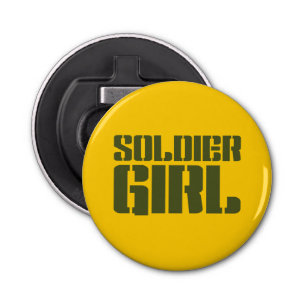 SOLDIER GIRL BOTTLE OPENER
