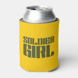 SOLDIER GIRL CAN COOLER