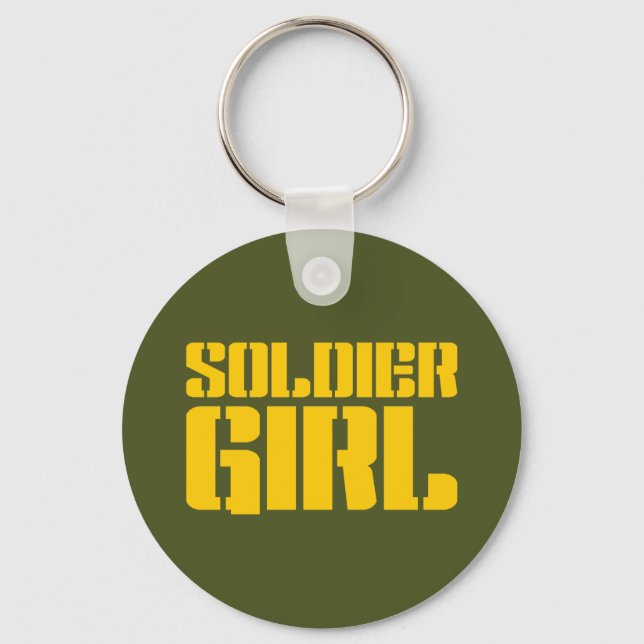 SOLDIER GIRL KEY RING (Front)
