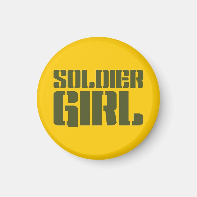 SOLDIER GIRL MAGNET (Front)