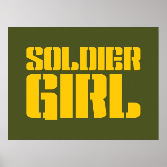 SOLDIER GIRL POSTER (Front)