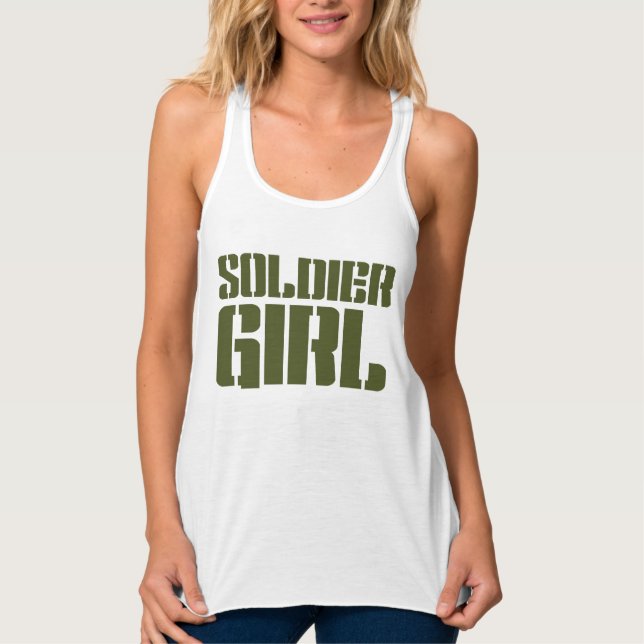 SOLDIER GIRL SINGLET (Front)