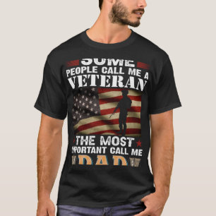 Soldier Honour Duty America People Call Me Veteran T-Shirt