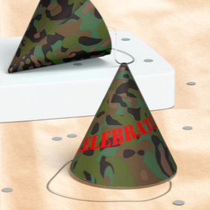 Soldier Joe GI Camouflage Party Hat