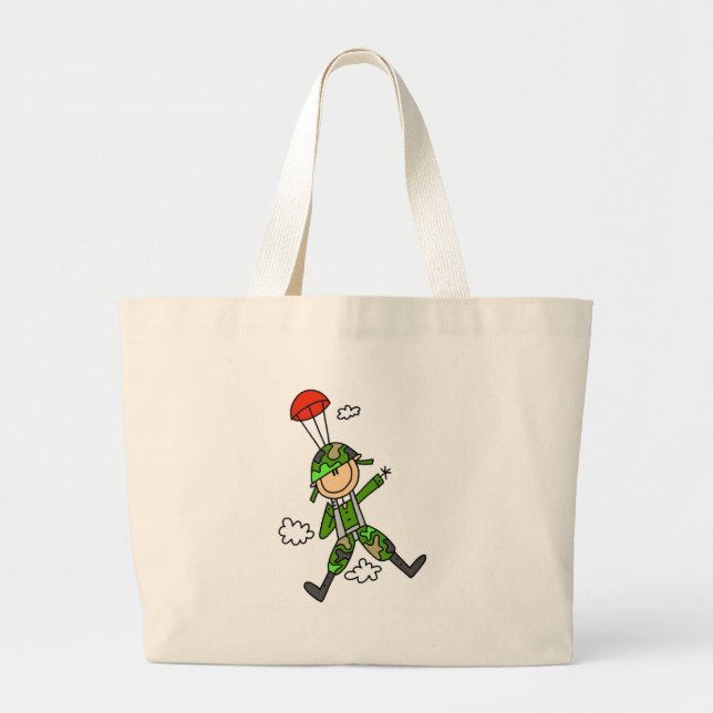 Soldier Jumper Large Tote Bag (Front)