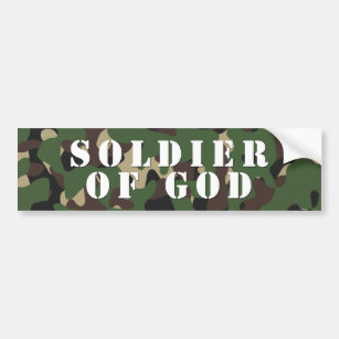Soldier Of God Bumper Sticker