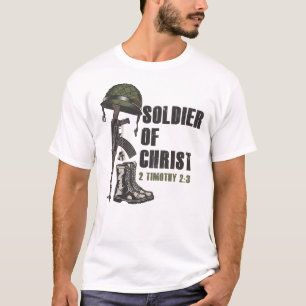 Soldier of Jesus Christ Christian Army Faith   T-Shirt