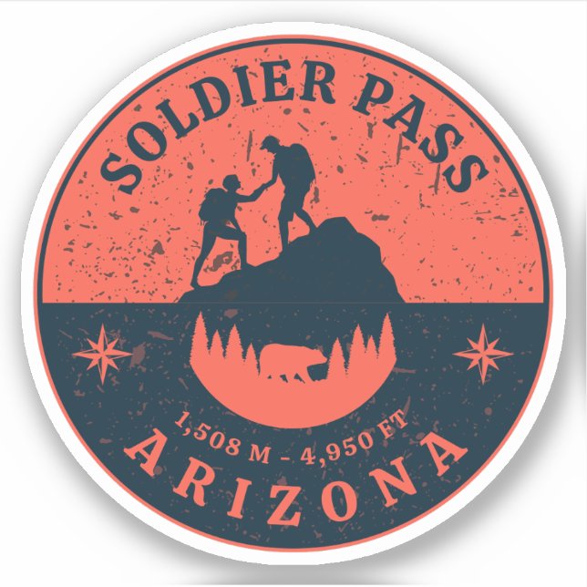  soldier pass Arizona hiking trails (Front)