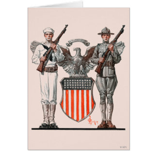 Soldier, Sailor and U.S. Shield