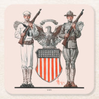 Soldier, Sailor and U.S. Shield