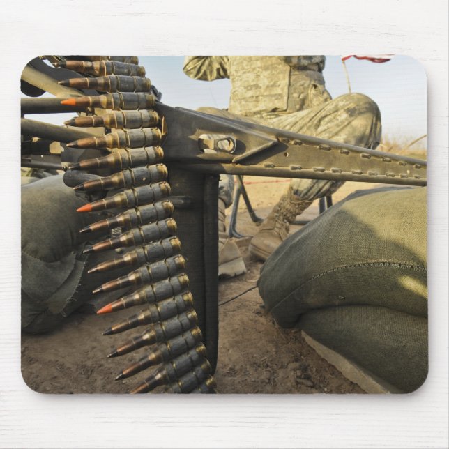 soldier scouts for enemy activity mouse pad (Front)