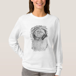 Soldier taking off his chainmail T-Shirt