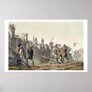 Soldiers and Artillery of the 15th Century, plate Poster