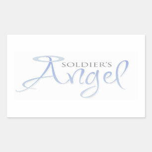 Soldier's Angel Rectangular Sticker