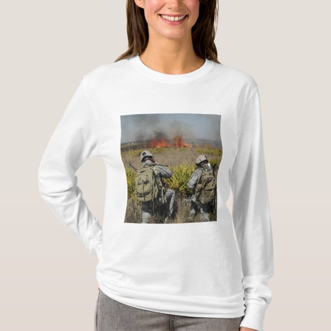 Soldiers call in information T-Shirt (Front)