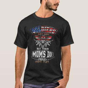 Soldiers Don't Brag But Moms Soldier Hero Proud Mi T-Shirt