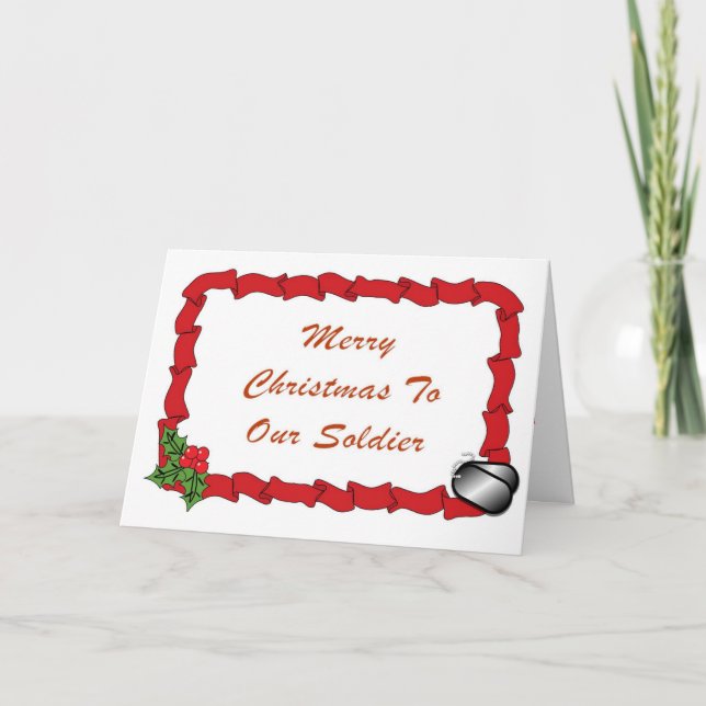 Soldier's Holiday Greeting (Front)