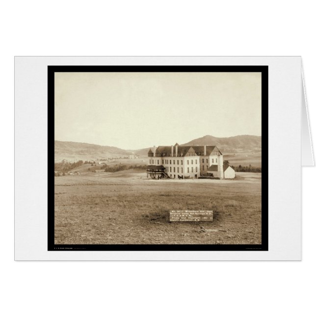 Soldiers' Home in Hot Springs SD 1891 (Front Horizontal)