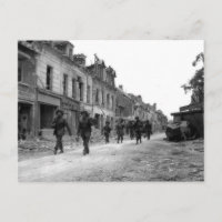 Soldiers in Caen