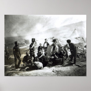 Soldiers in the Crimea, c.1855 Poster