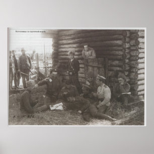 Soldiers of Kolchak's White Army Poster