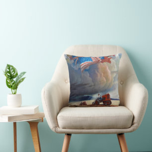 Soldiers of the Soil by Newell Convers Wyeth Cushion