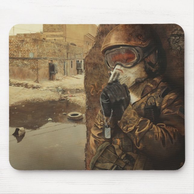 "Soldier's Prayer" Mousepad (Front)