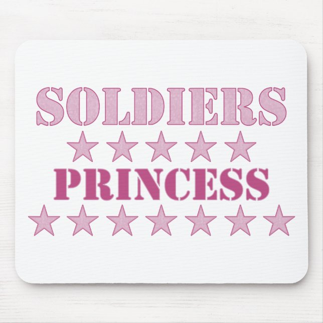 Soldiers Princess Mouse Pad (Front)