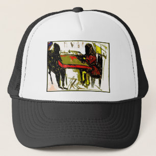 soldiers school girl trucker hat