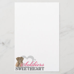 Soldiers Sweetheart Stationery
