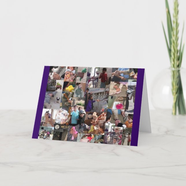 Soldiers Walkabouts with Beanies Card (Front)