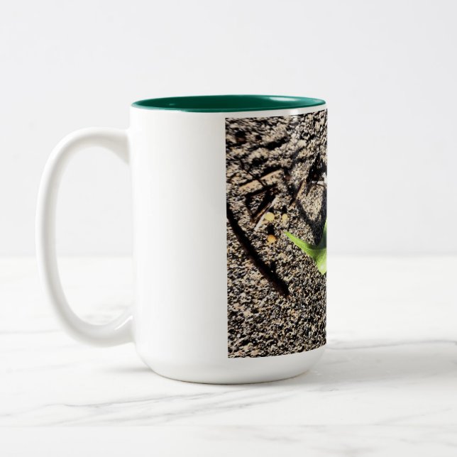 Sole Leaf Two-Tone Coffee Mug (Left)
