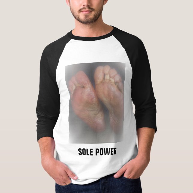 SOLE POWER MEN'S BLACK AND WHITE SHIRT (Front)