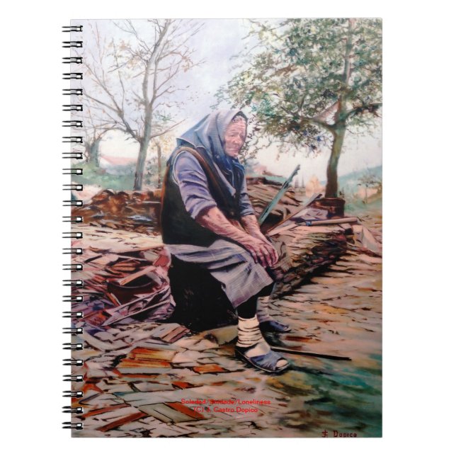 Soledad/Soidade/Loneliness Notebook (Front)