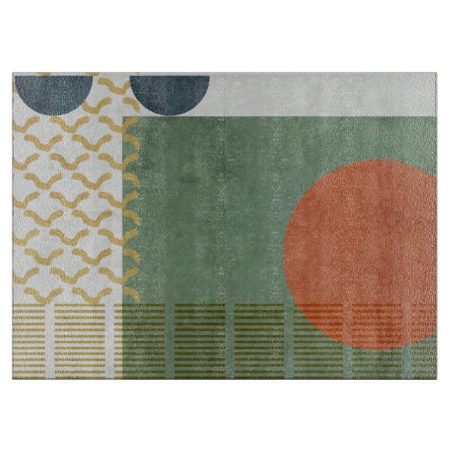 Soleil Rouge III Cutting Board (Front)