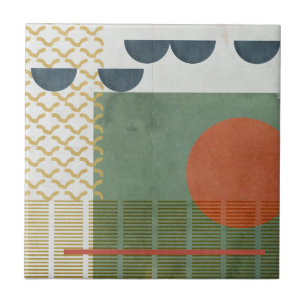 Soleil Rouge III Tile