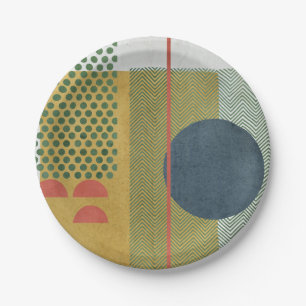 Soleil Rouge IV Paper Plate