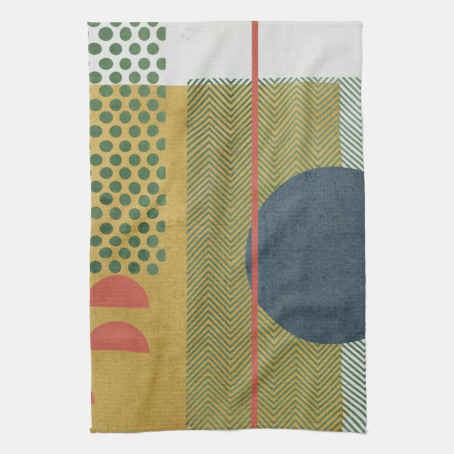 Soleil Rouge IV Tea Towel (Vertical)