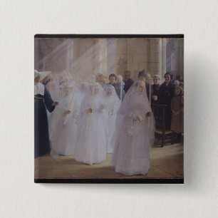Solemn Communion 15 Cm Square Badge